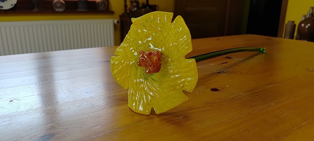 Kwiat Szklany, Żółty, Exbor, Czechosłowacja