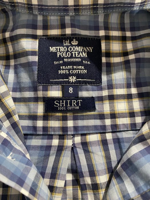 Camisa Metro rapaz 8 anos