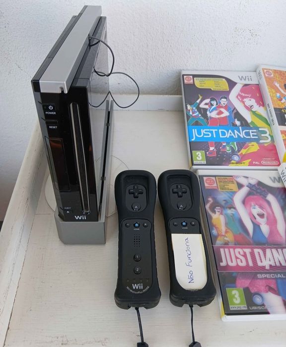 Nintendo Wii com 7 jogos