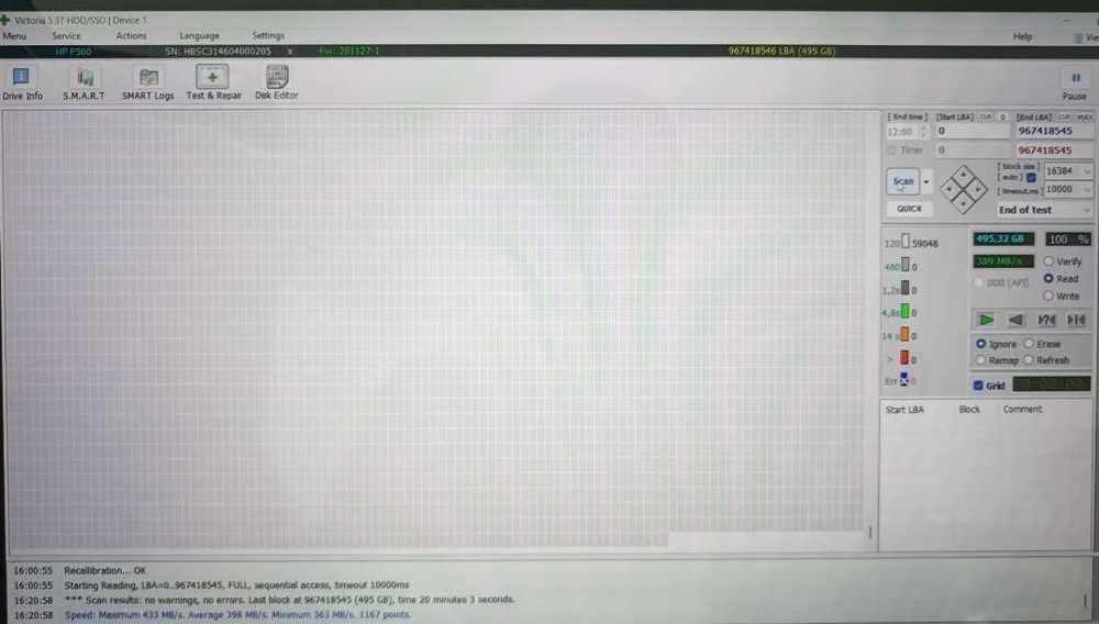 SSD external, USB 3.1 Gen2 Type-C  500Gb, HP P500