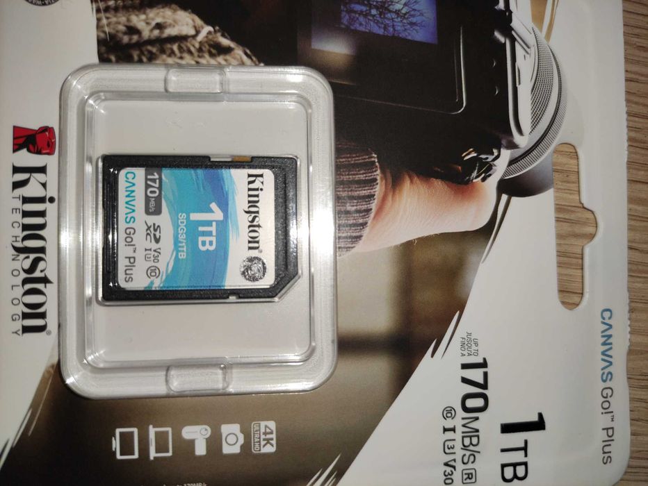 Nowa karta pamięci Kingston 1TB Canvas Go! Plus 170MB/90MB