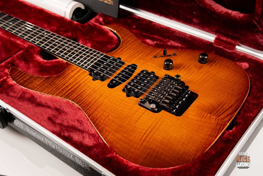 Ibanez RG7570Z J.Custom Bright Brown Rutile