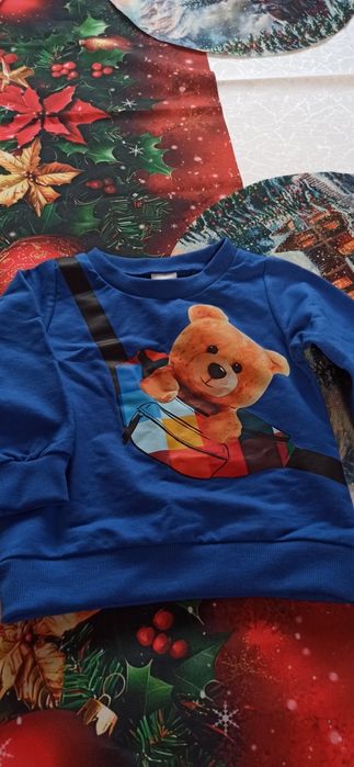 Bluza chłopięca z misiem