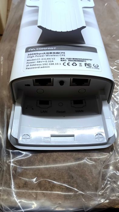 Acess Point Outdoor 300M 2.4Ghz Wi-Fi AP Bridge Dual 2*14dBi Antenna