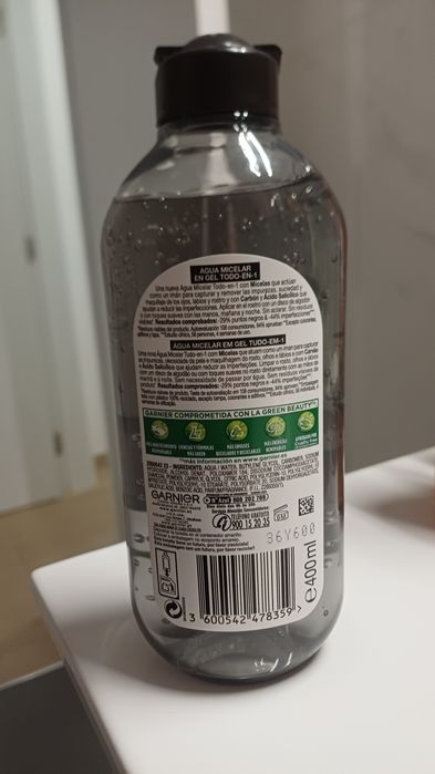 Garnier Água micelar jelly purificante pure active 400ml (NOVO)
400ml