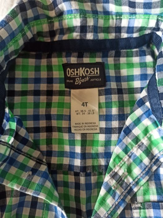 Camisas novas oshkosh para 4 anos