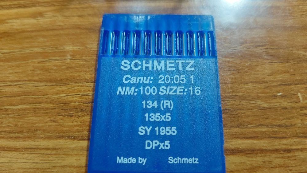 Иглы швейные SCHMETZ. INNOVA Германия для промышленных швейных машин.