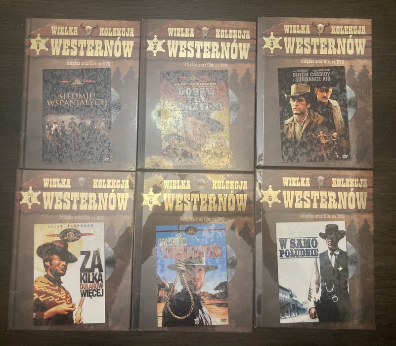 Kolekcja westernów nowe w folii
