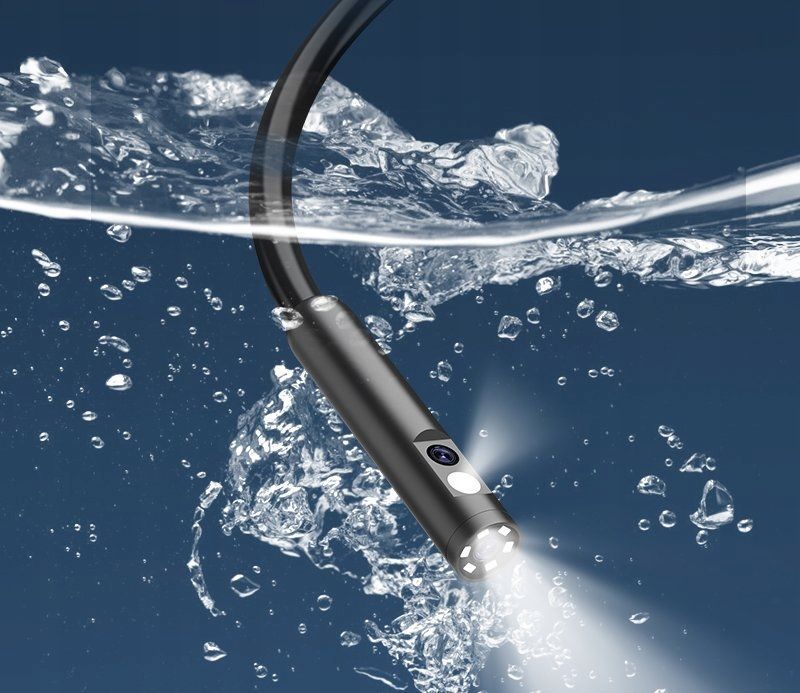 Kamera Inspekcyjna Endoskop Sztywny 5m Przewód 8 Led 5.5mm Android iOS