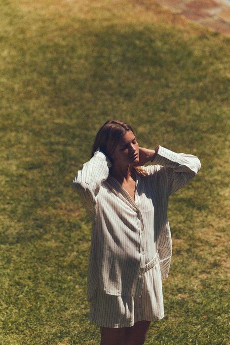 Костюм рубашка и шорты вискоза Zara