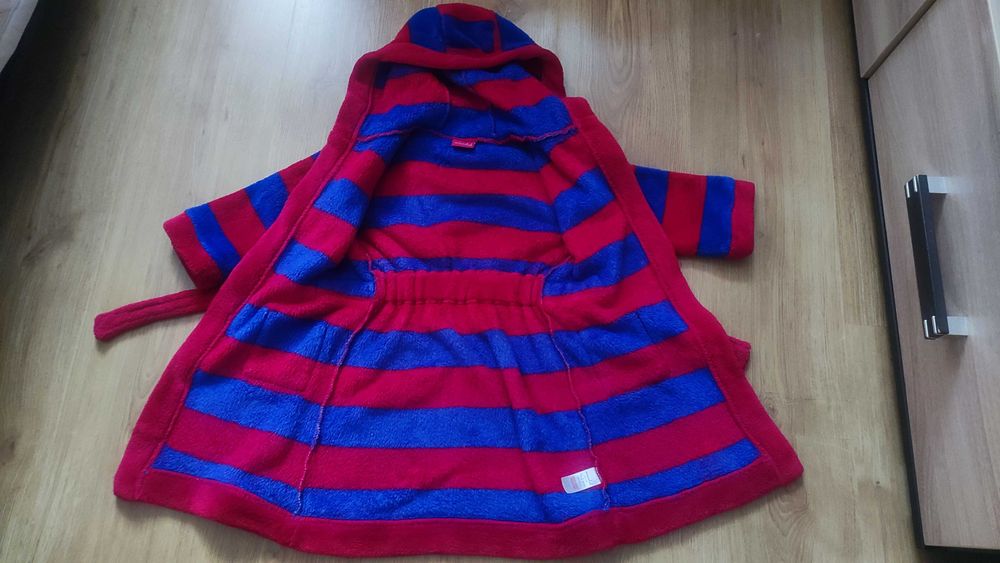 Szlafrok Dziecięcy Frotte Miniclub Rozmiar 92 FCB Barcelona