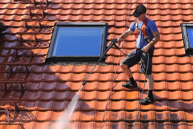 Limpeza de telhados terraços e paredes