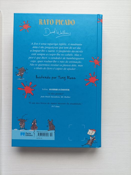 Livro "Rato Picado" de David Walliams
