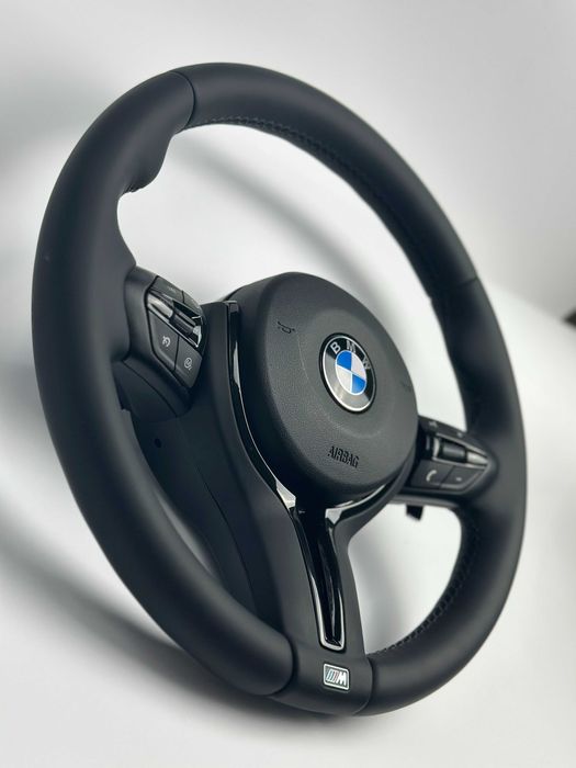 Кермо BLACK + Встановлення / Руль BMW M / F10 F30 / F15 F34 F25 F20