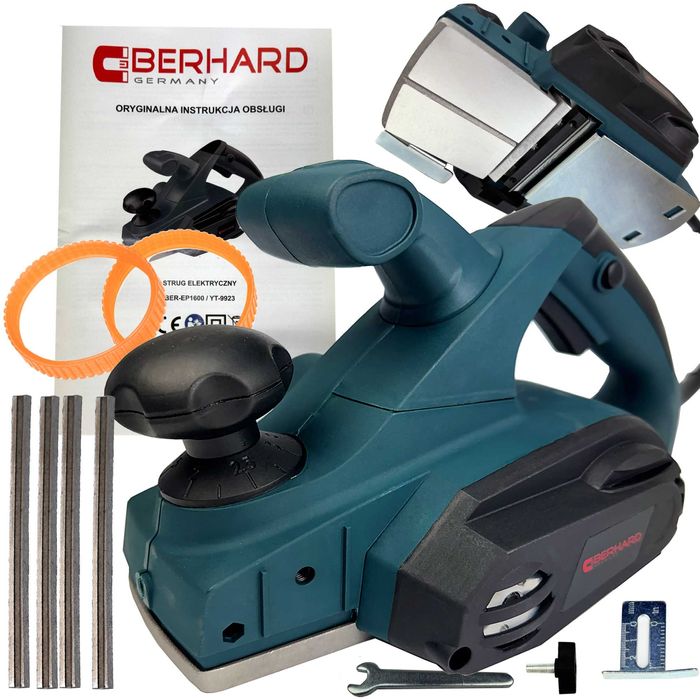Strug elektryczny  BERHARD Heblarka zestawem noży