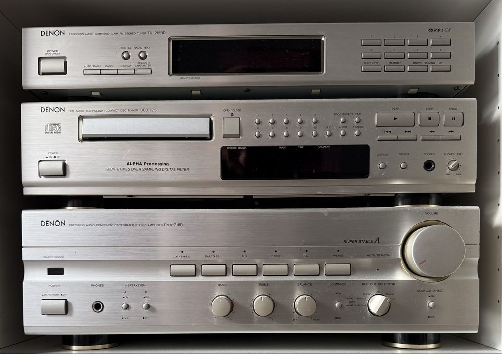 Denon PMA-715R, Denon DCD-725, Denon TU-215RD