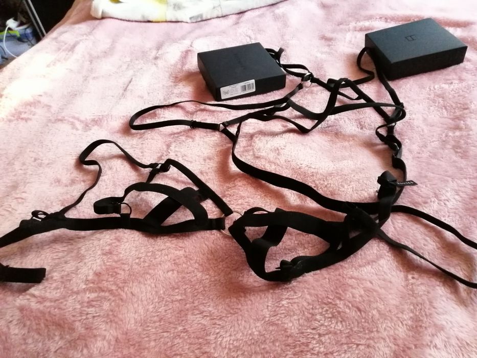 biustonosz PROMEES YAZMIN komplet panties walentynki bra uprząż majtki