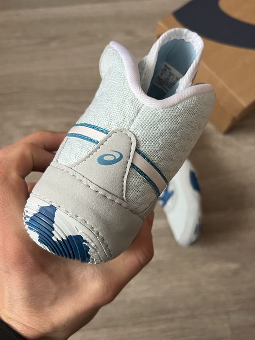 Боксерки/борцовки Asics Matblazer сині борцівки асікс