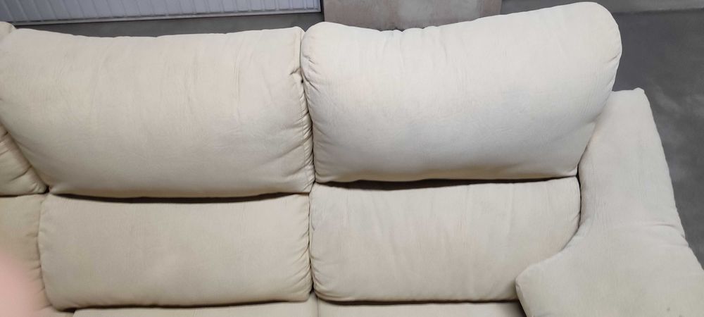 Conjunto Sofá 3 lug. + Poltrona + Puff (Confortável / Oportunidade)