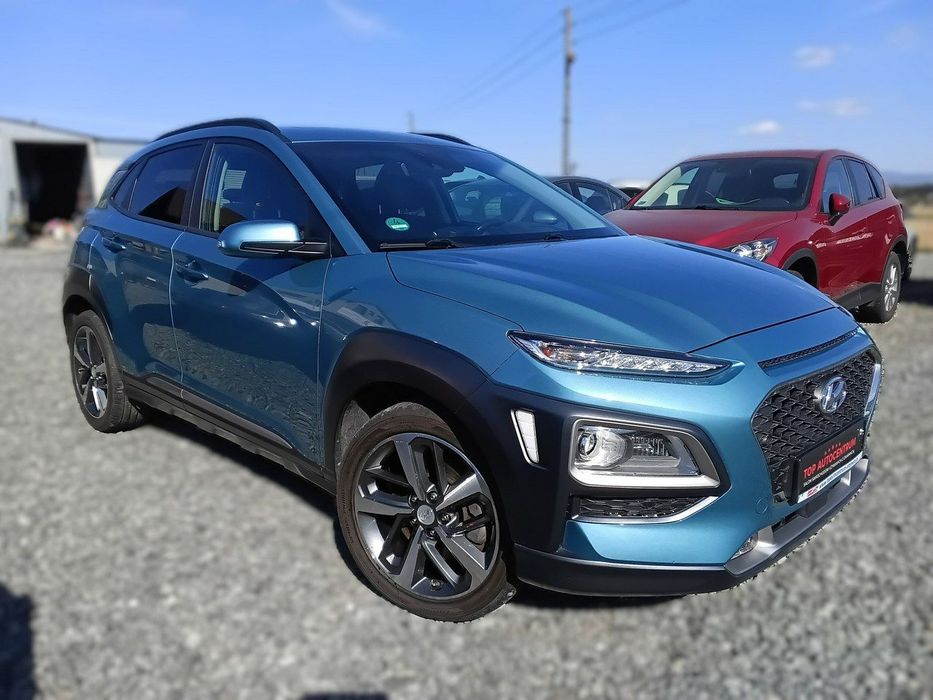 Hyundai Kona Premium 1.6 T-GDI 177 KM AWD Klimatronic Navi Android Kredyt Bez BIK