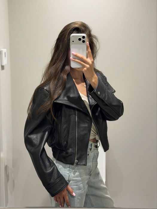 Шкіряна куртка Saint Laurent