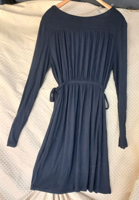 Vestido preto manga comprida