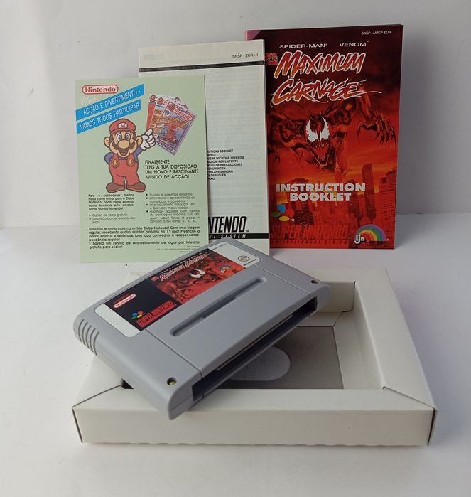 Spiderman maximium carnade super nintendo
