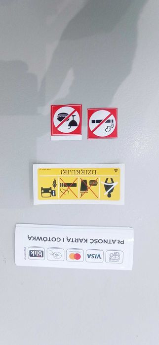 Herb Kraków naklejka/magnes, cennik TAXI, Uber, Bolt, lampa, kogut