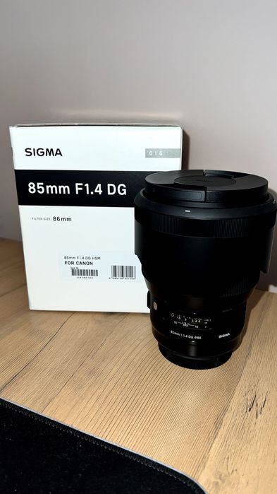 Obiektyw SIGMA ART 85 mm f/1.4 DG HSM / Canon