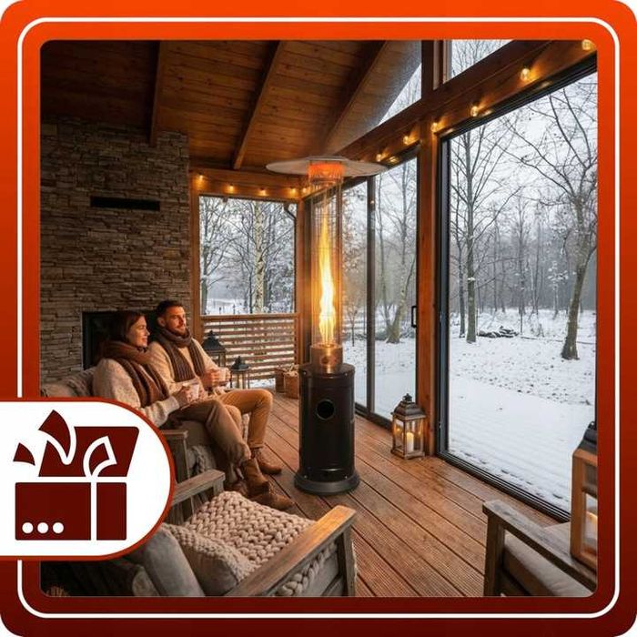 Обігрівач газовий вуличний Колба Обогреватель уличный газовый G-12