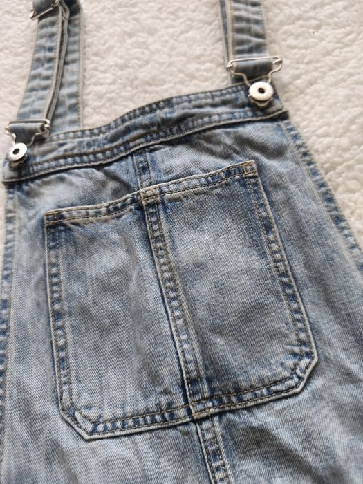 Ogrodniczka jeansowa Cropp S