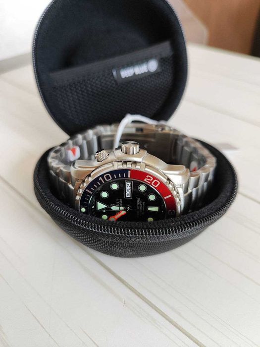 Наручные часы Seiko Deep Blue НОВЫЕ 1000 м 45 мм дайверы с люмом Пепси