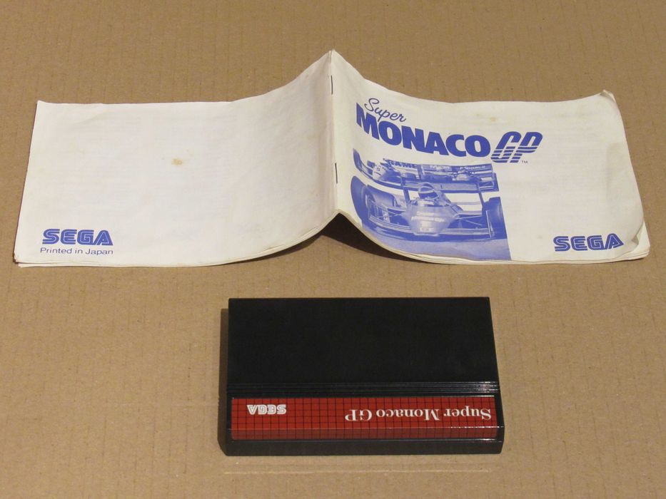Jogo Sega Master System Super Monaco GP completo (#3)