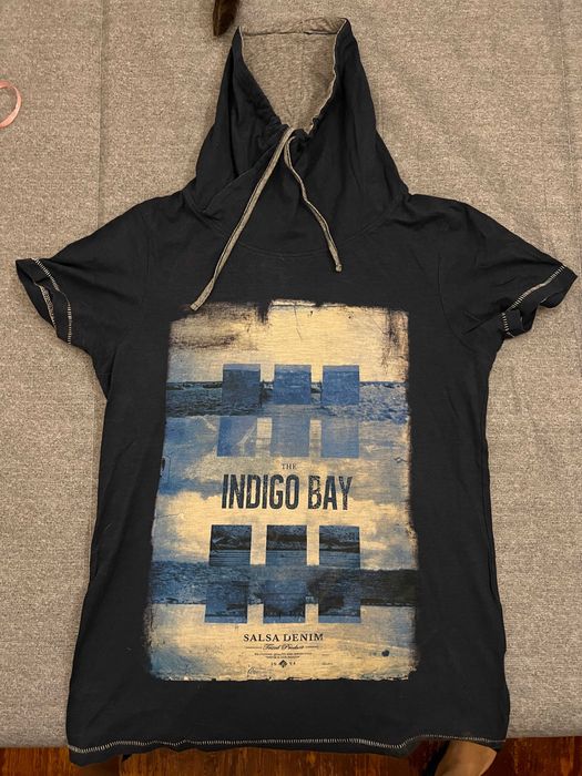 Salsa Denim Hoodie Capuz T-Shirt Original