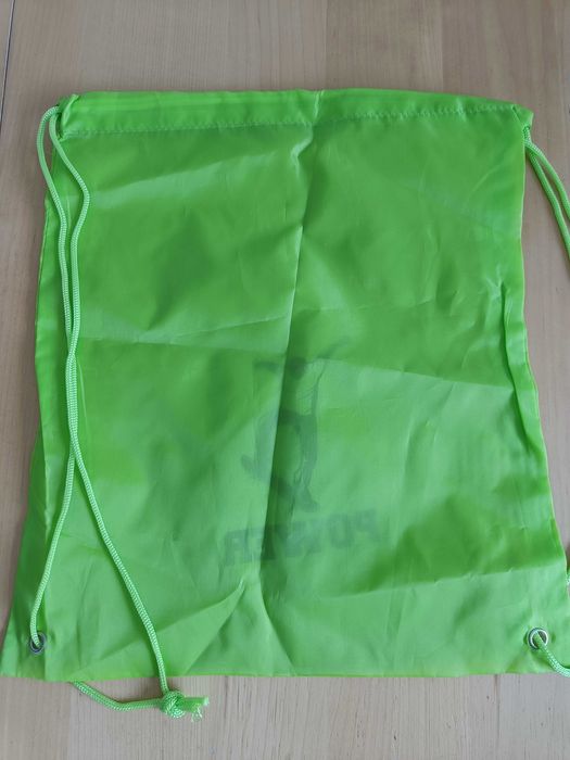 Workoplecak stylon zielony z nadrukiem Power