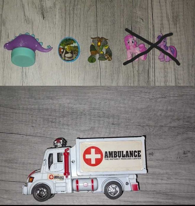 Zabawki dla dzieci figurki tazos gormit mlp samochód bambus łamigłówka