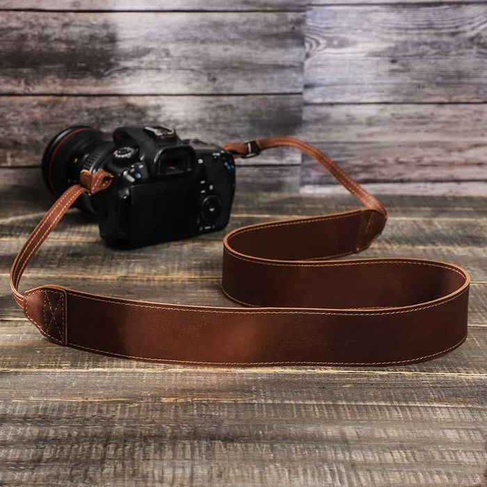 PRAWDZIWA SKÓRA Uniwersalny Pas Pasek Do Aparatu Fotograficznego