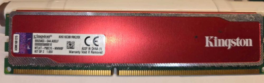 kingston 8 Gb KHX16C9B1RK2/8X