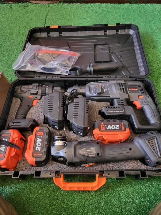 Комплект 3в1 Stromo,СтромоБолгарка,Шуруповерт,Гайковерт або Перфоратор