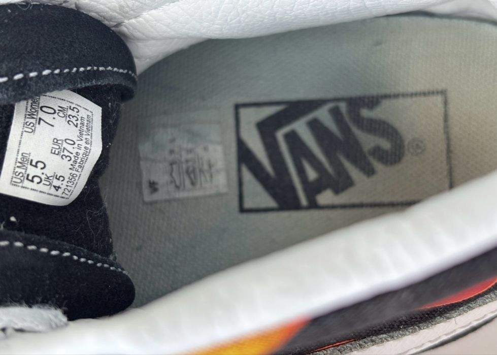 Демісезонні Кеди vans ванс для підлітка37 р.