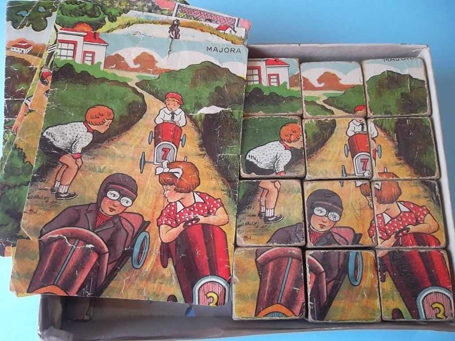 Jogos de cubos da MAJORA, muito antigos.