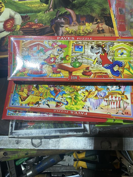 Пазлы для детей очень много