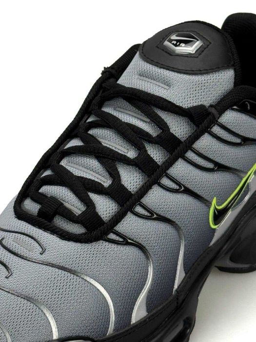 Кросівки Nike Air Max Plus Tn Black Grey Silver | Найк Аір макс плюс тн чорні, сірі, білі [41-46]