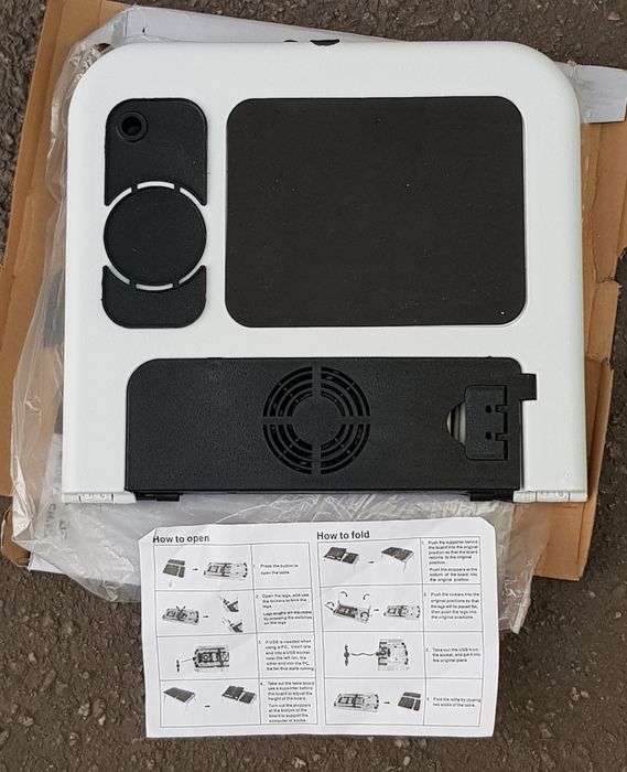 Столик складний підставка охолоджуючий для ноутбука E-Table