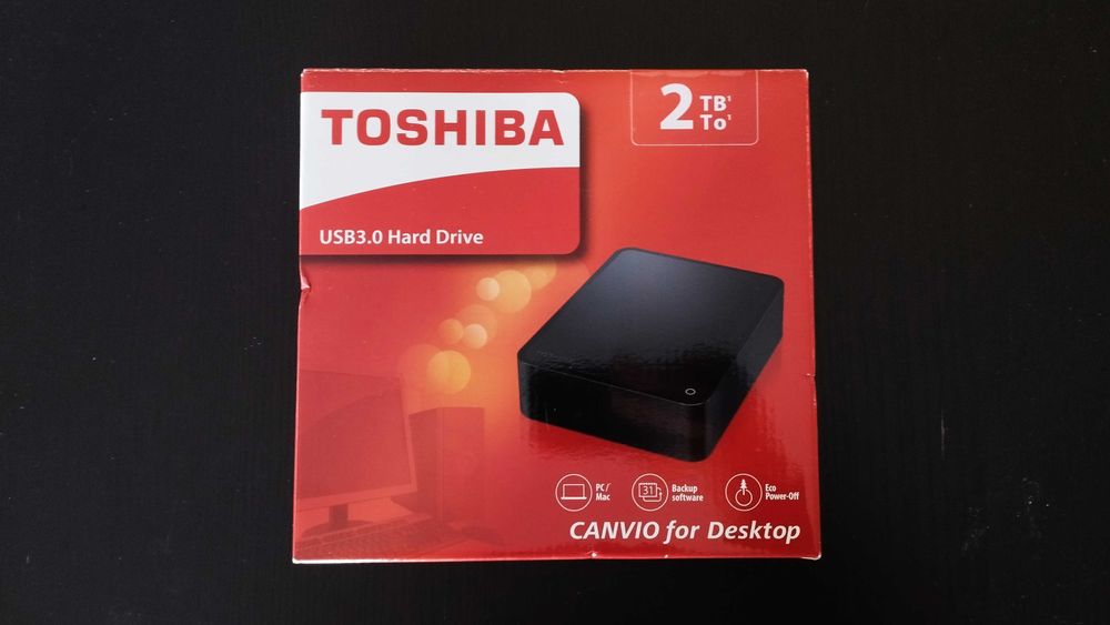 PC/MAC - Disco Externo Toshiba CANVIO Desktop 2TB - USB 3.0