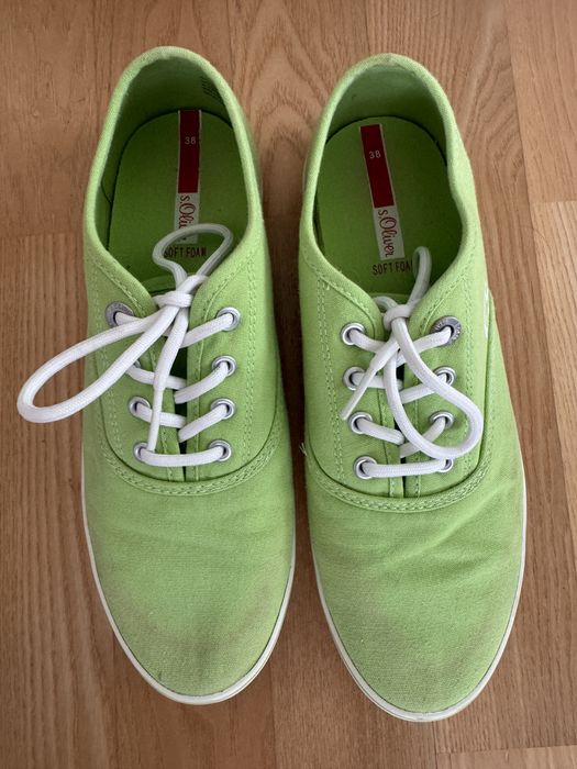 Buty zielone 38 s.Oliver