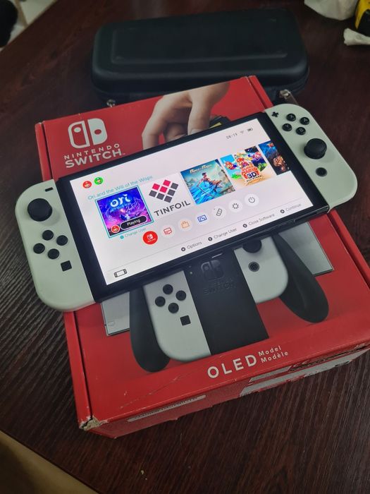Nintendo switch Oled przerobiona Nyxi Hyperion