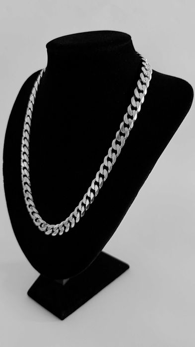 Srebrny Łańcuszek splot Pancerka 54,5 CM 111 GRAM ! PR. 925 Okazja !