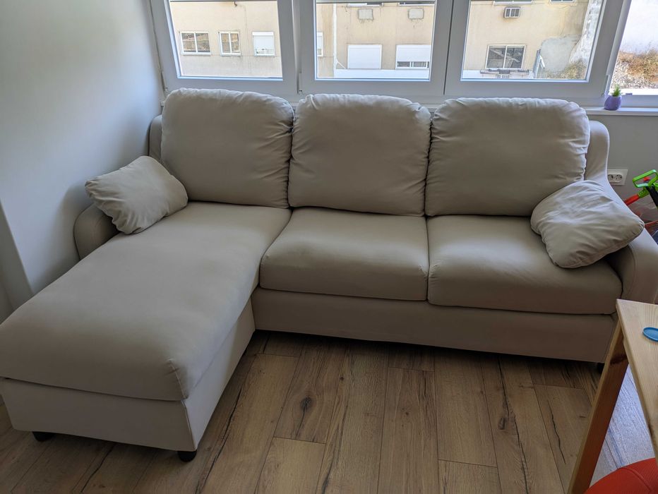 VINLIDEN 3-seat sofa with chaise longue