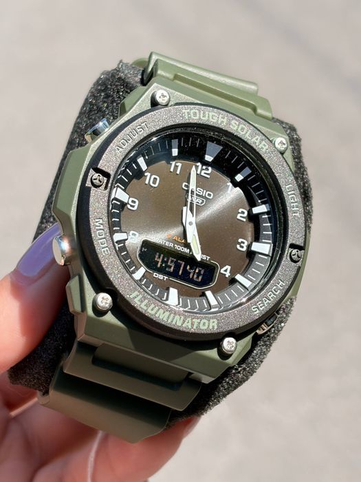 Чоловічий годинник CASIO AQ-S820W-3B (Tough Solar).